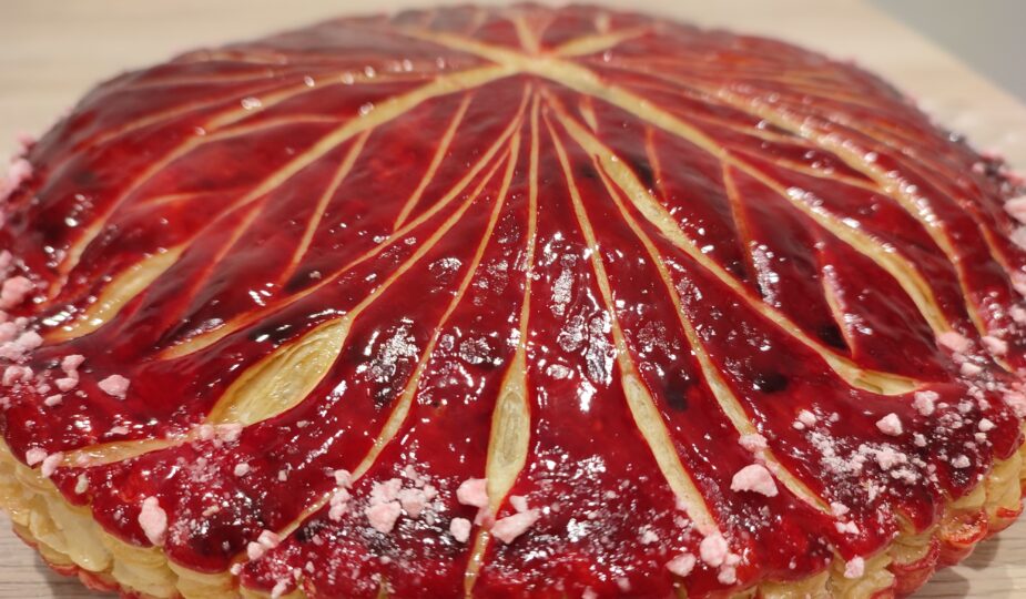 La star de cette année la galette aux pralines roses GRAINES DE LIN